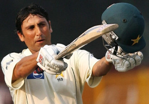 Pakistani cricket captain Younis Khan ac