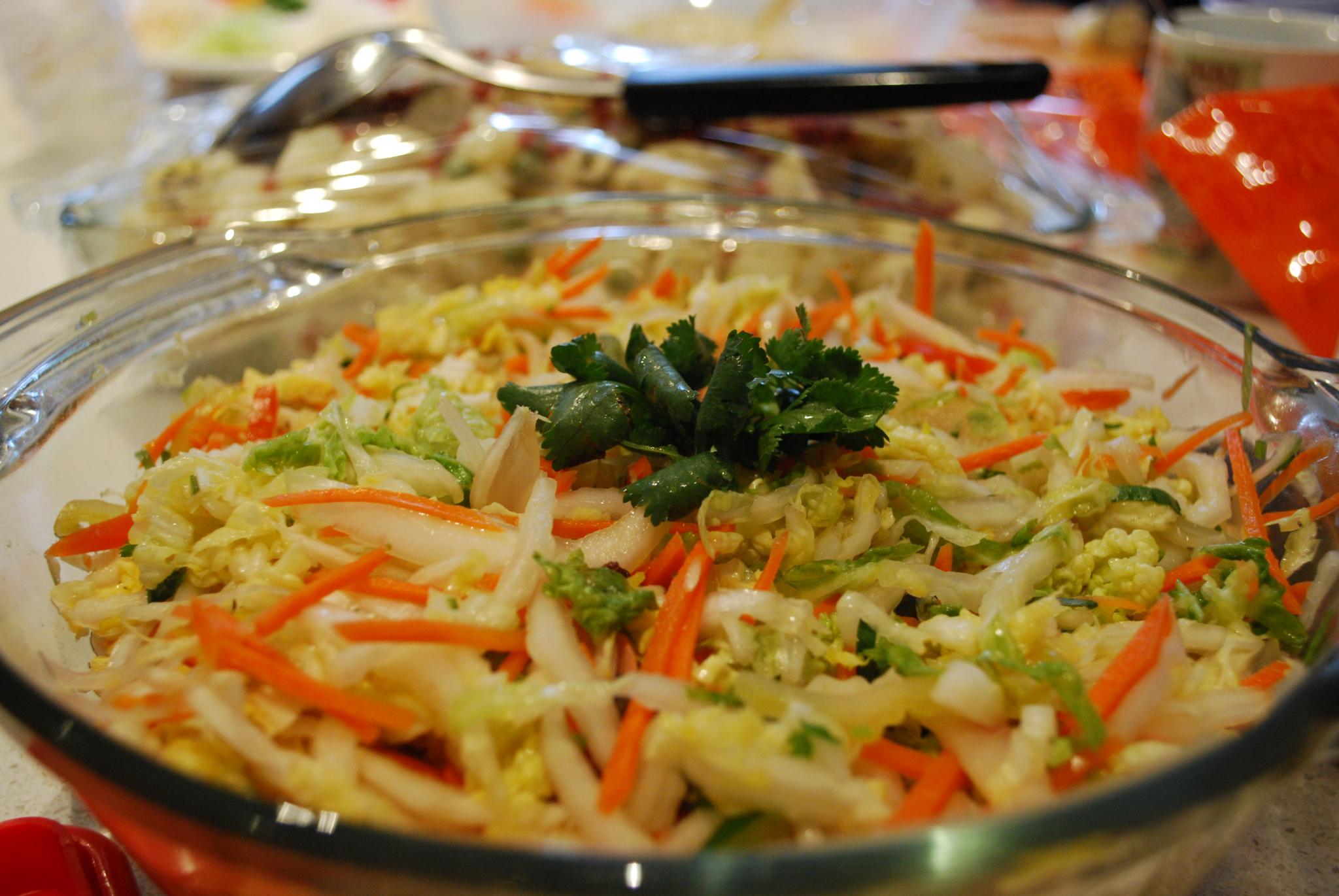 Cabbage Leaf Salad